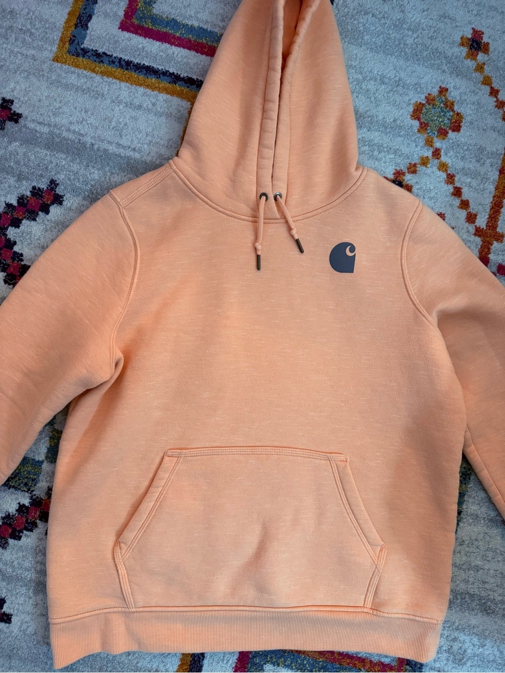 Women’s Carhartt Peach Hooded Sweatshirt - Size XL - Picture 2 of 5